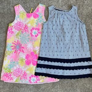 Girls 6/7 Sleeveless Summer Casual Dress Lot Floral Nautical Hatley Tommy Bahama